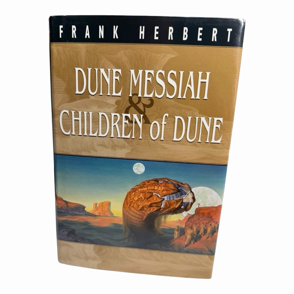 DUNE MESSIAH & CHILDREN OF DUNE Frank Herbert (2002 Hardcover) SFBC 1st Printing